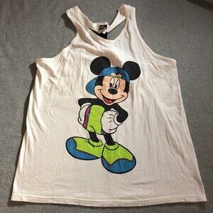 Mickey Mouse Unlimited Tahiti Apparel Disney Tank Shirt Exercise One Size